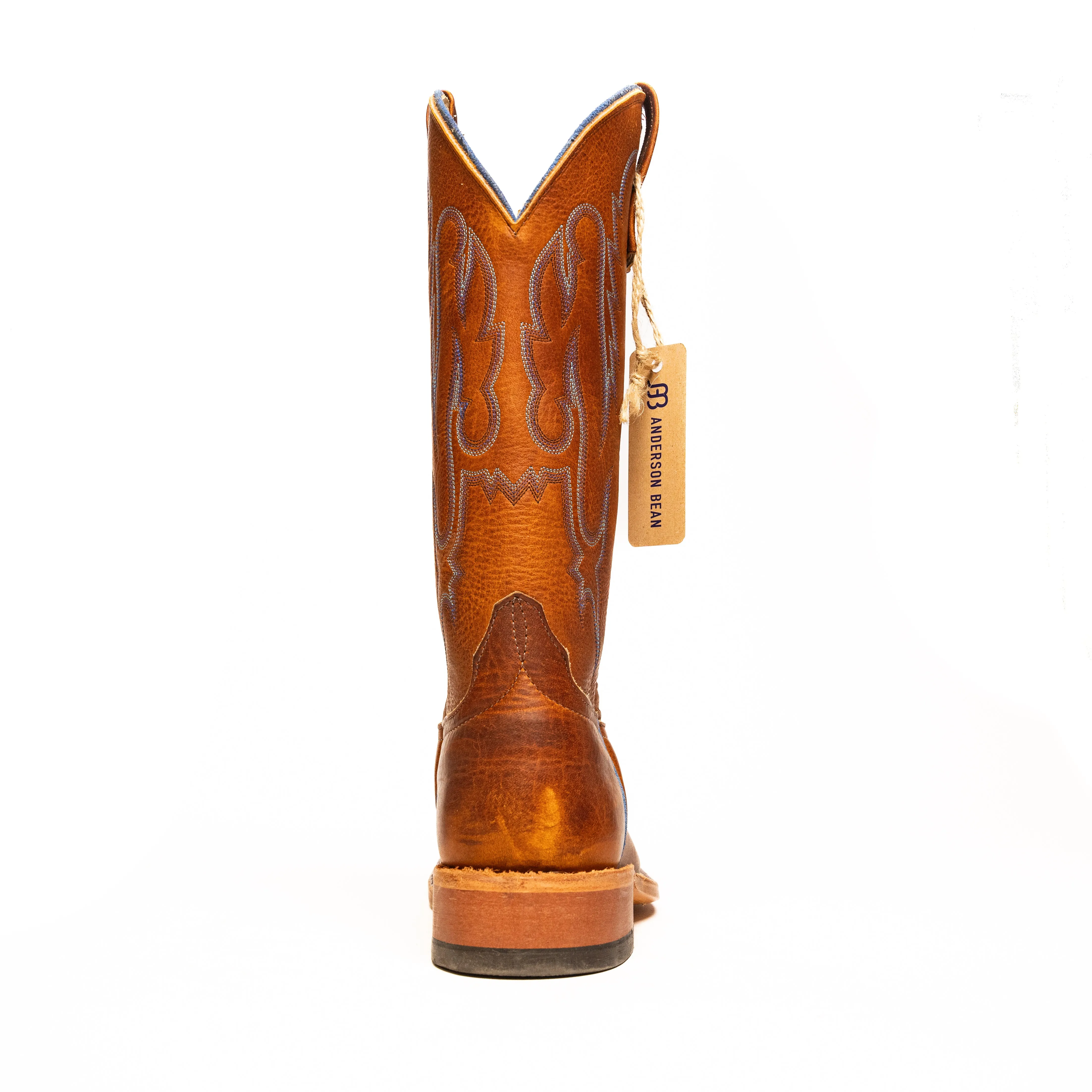 Anderson Bean Ochre Worn Saddle with Saddle Top