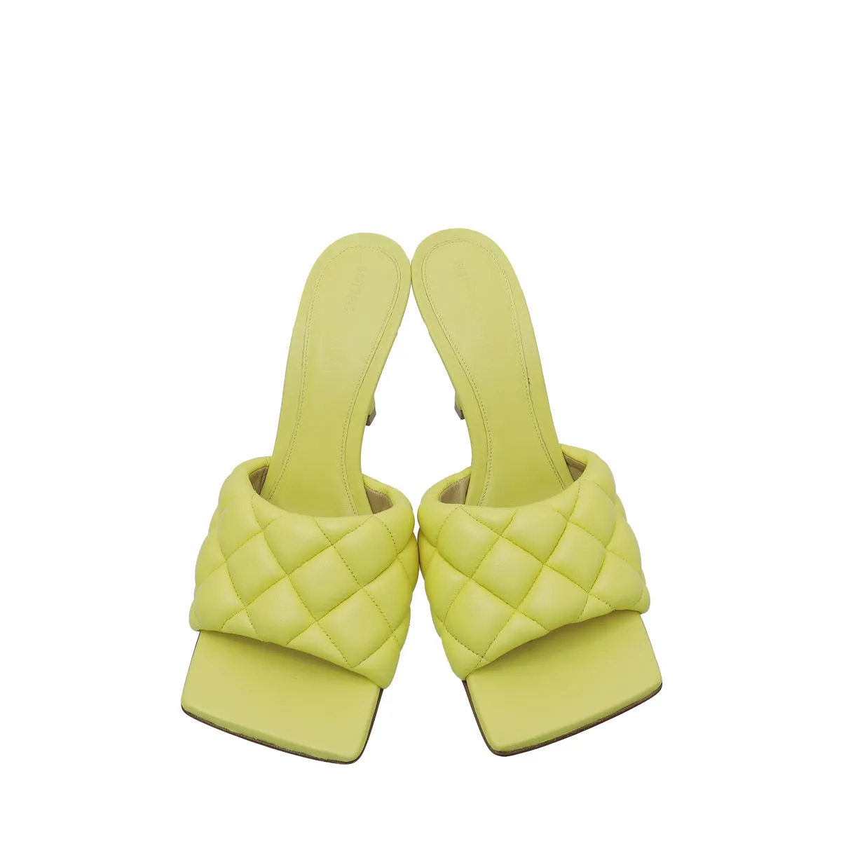Bottega Veneta Lemonade Nappa Padded Mules 39