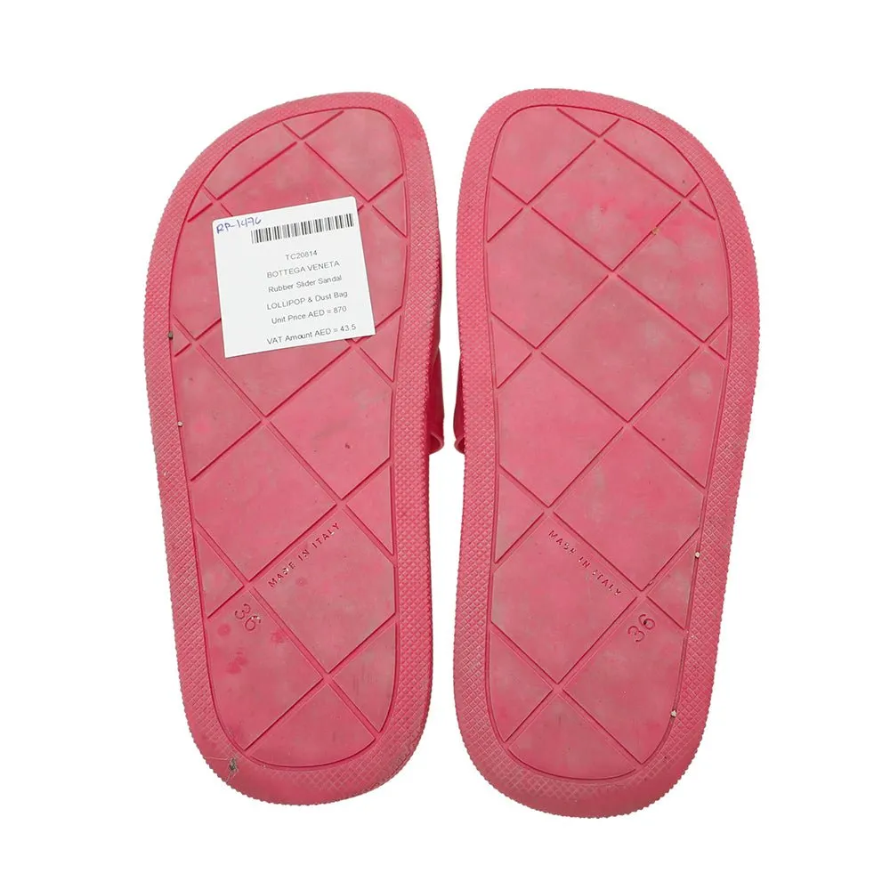Bottega Veneta Lollipop Rubber Slider Sandal 36
