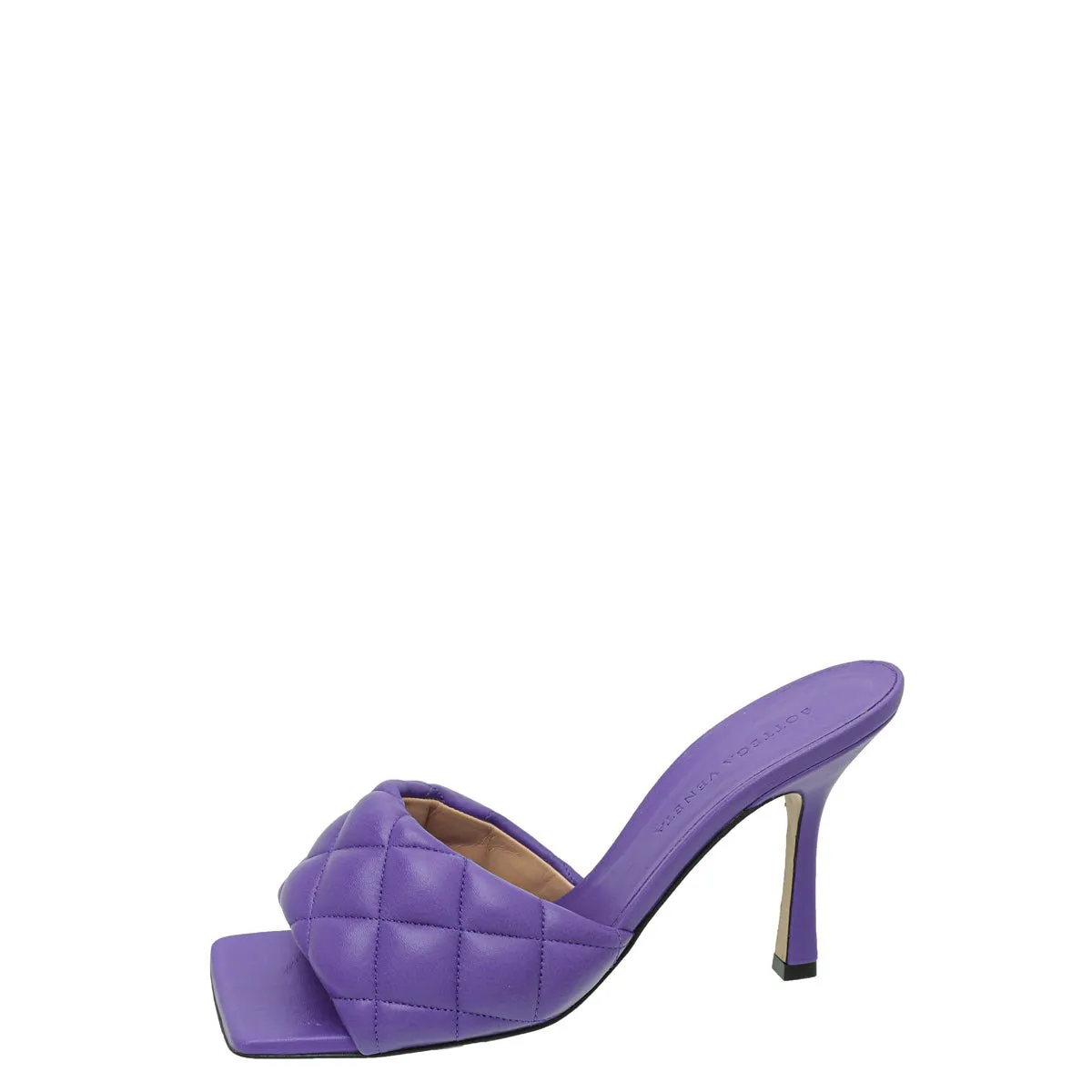 Bottega Veneta Purple Padded Mules 37