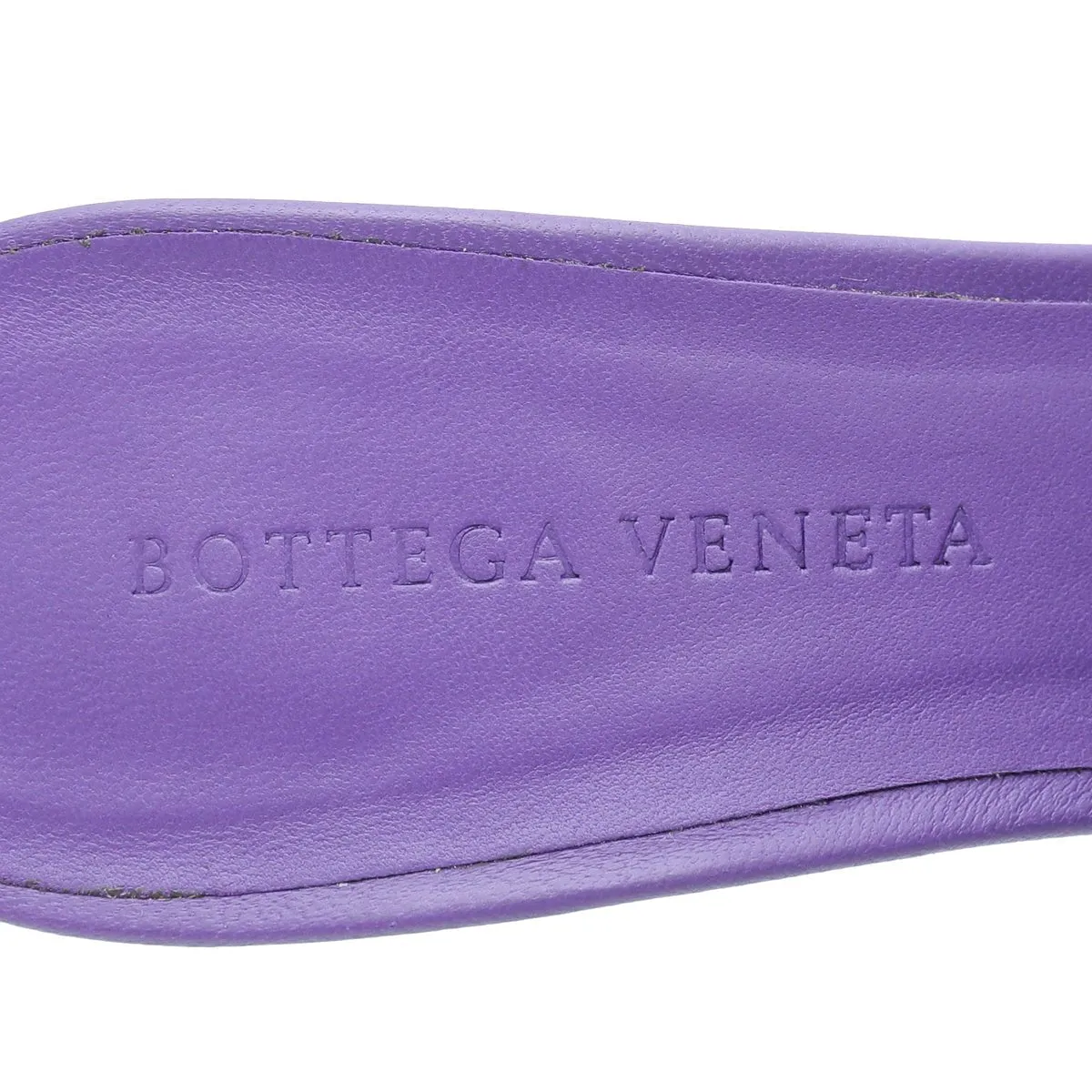 Bottega Veneta Purple Padded Mules 37