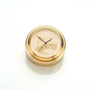 Brass "Chatham Light" Desk Clock