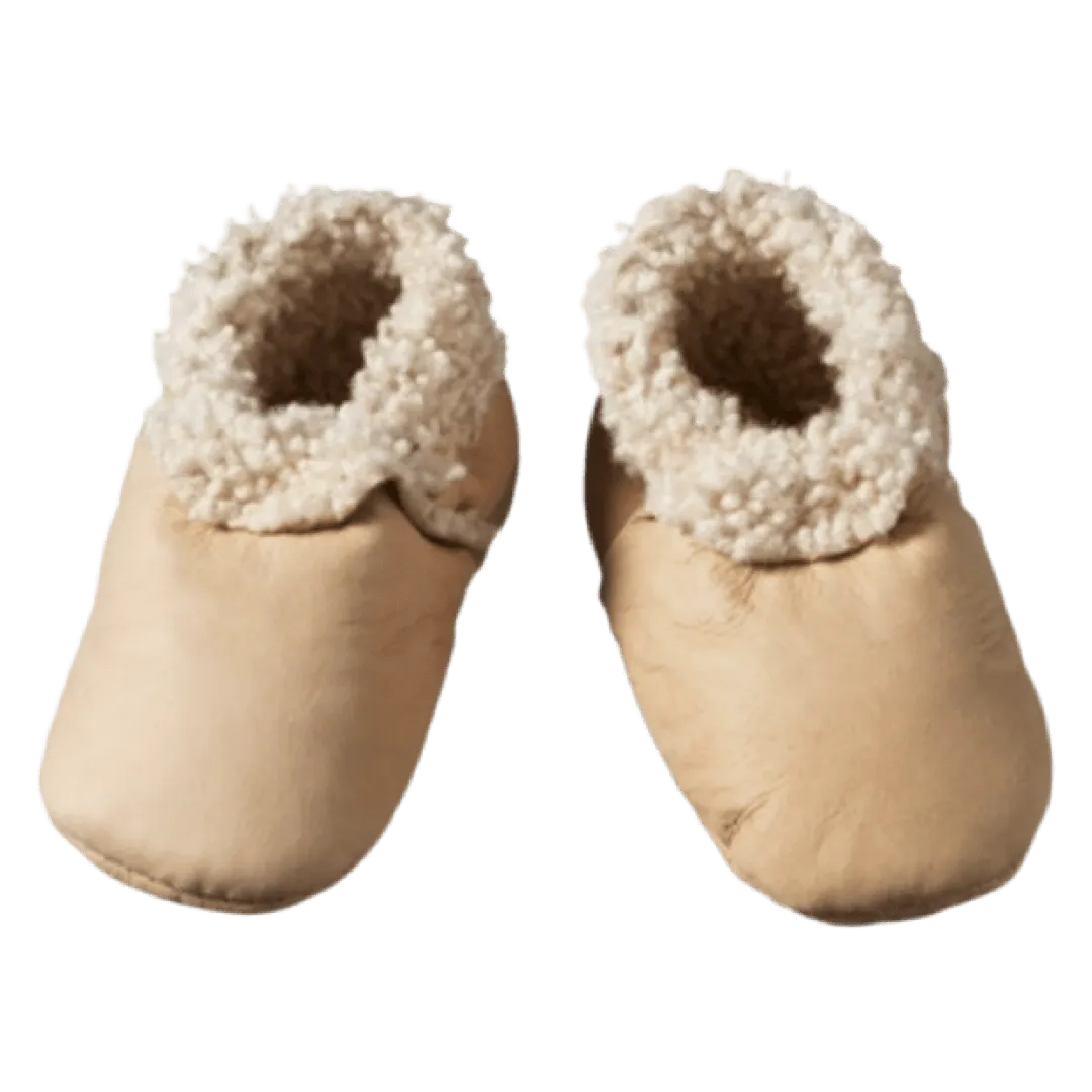 Lambskin Booties - Cream