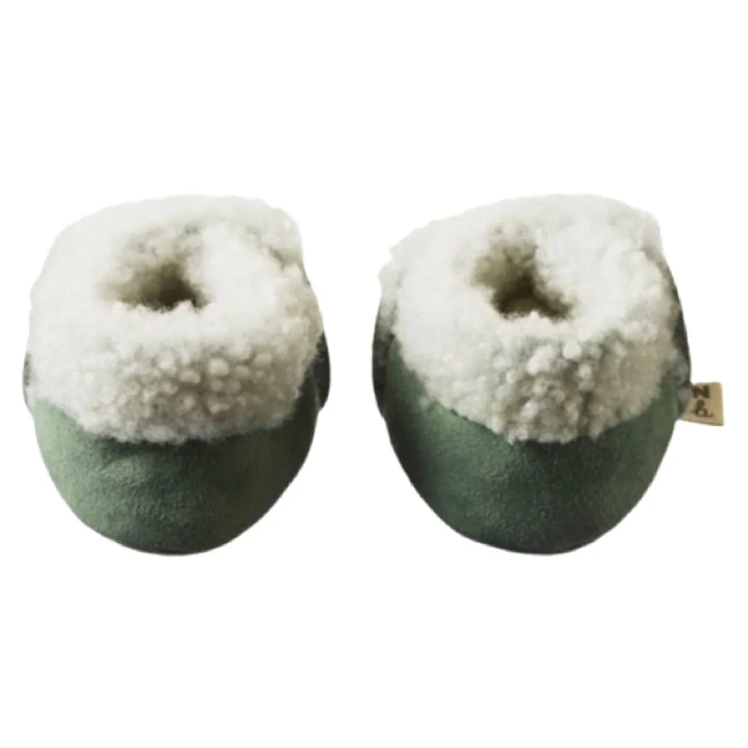 Lambskin Booties - Lilypad