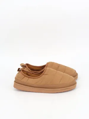 Men's Quilted Slippers,Beige