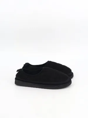 Men's Quilted Slippers,Black