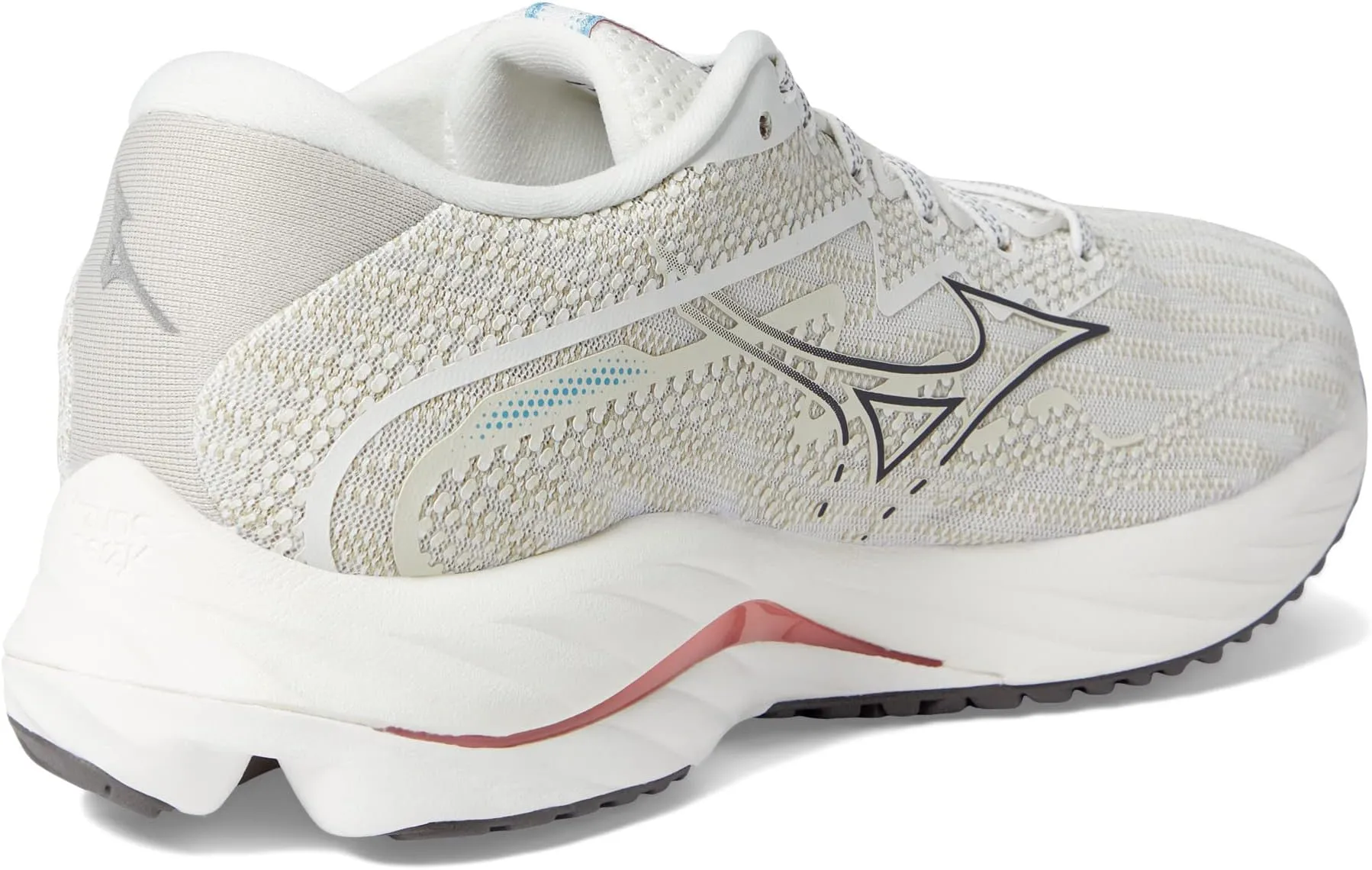 Mizuno Wave Rider 27 Snow White/Granite Gray